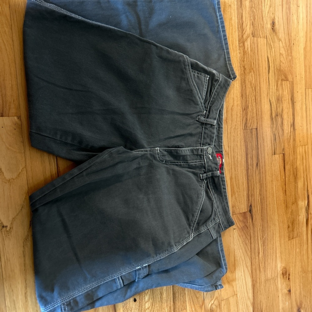 Dickies Women's Gray Flare Jeans